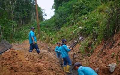 💧🚜 Avanzamos en la instalación de la red de agua potable.